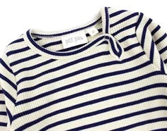 Petit Piao indigo plum/dark off white stribet body modal